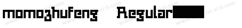 momozhufeng Regular字体转换